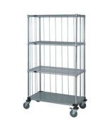 Wire Cart - Enclosure Cart with Sides