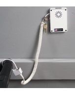 Cart Security Alarm Module with Tether-White