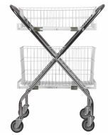 Complete Wire Basket Cart
