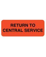Return To Central Service Labels for the Hospital 