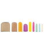 Tinted Surgical Instrument Tip Protectors, Assorted