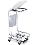 Chrome Linen Hamper