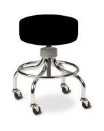 Exam Stool with Chrome Base, Heelrest