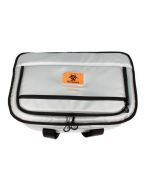 Top Load, Insulated Specimen Transport Bag, Softside, Silver