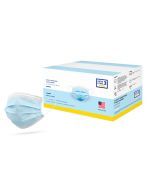 Surgical Face Masks with Ear Loop, Blue, Level 3, ASTM Rated