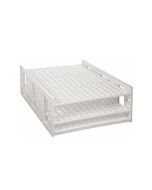 Clinical Tube Monster Racks, 13-16mm, 120 Tubes, White