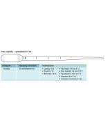 Transfer Pipettes 5mL Graduated to 2mL, Disposable Non-Sterile 