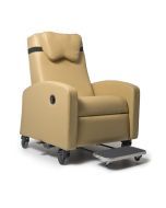 Ortho Biotic II Clinical Care Recliner with Upholstered Arms - Foot Plate