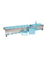 Slide Staining Set, 12 Place, Autoclavable Dishes, Hinged Lids, Slide Dipper