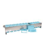 Slide Staining Set, 12 Place, Autoclavable Dishes, Detached Lids, Slide Dipper