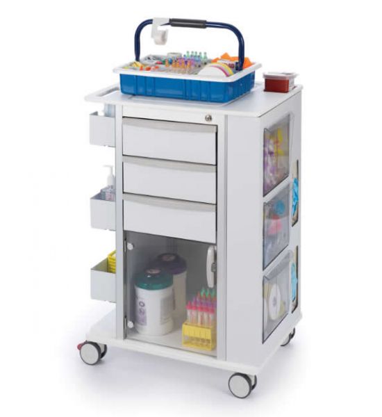 Medical Supply Lockable Storage Cabinets with Storage Bins
