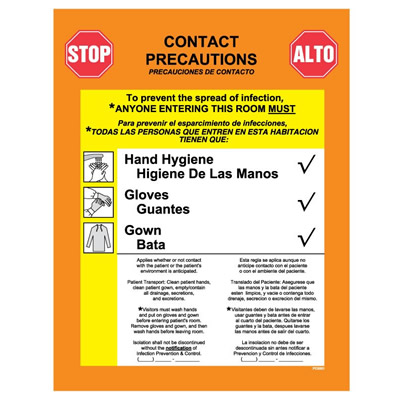 Infection Control Label